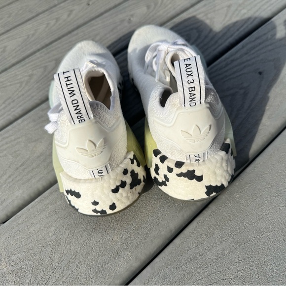 Adidas NMD R1 White Color Splash Boost Sneakers Mens Size 7 women 8.5 main image 10